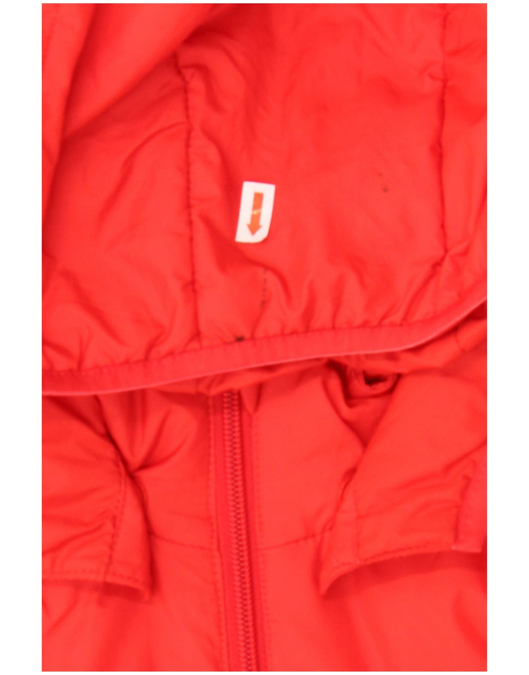 ADIDAS Wattierte Jacke mit Kapuze für Jungen, 11–12 Jahre, rotes Polyester