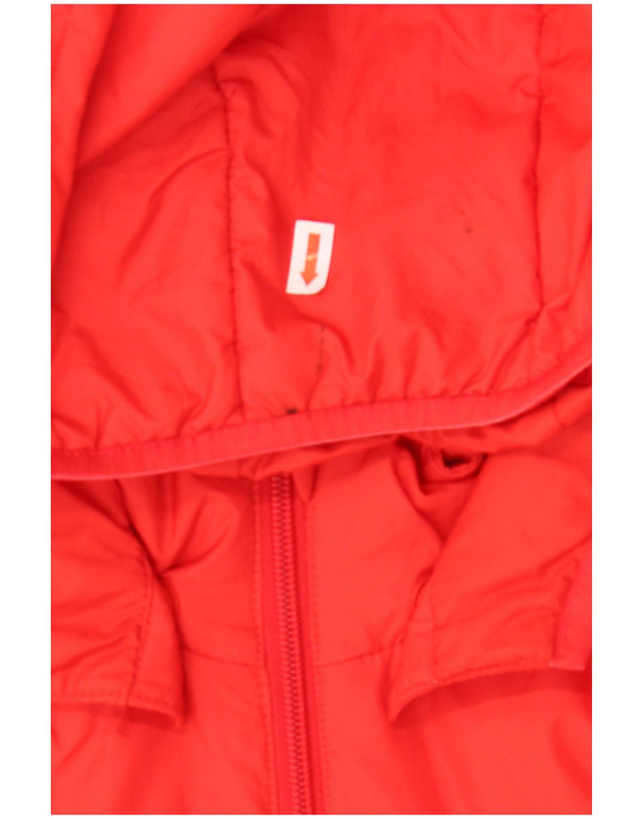 ADIDAS Wattierte Jacke mit Kapuze für Jungen, 11–12 Jahre, rotes Polyester