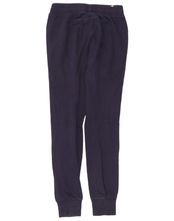 Puma Damen Trainingshose UK 6 XS Marineblau Baumwolle