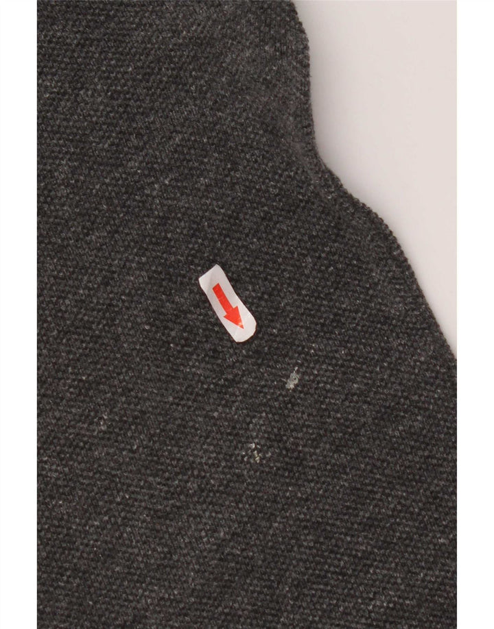Jack & Jones Herren-Oberteil, langärmelig, groß, graue Baumwolle