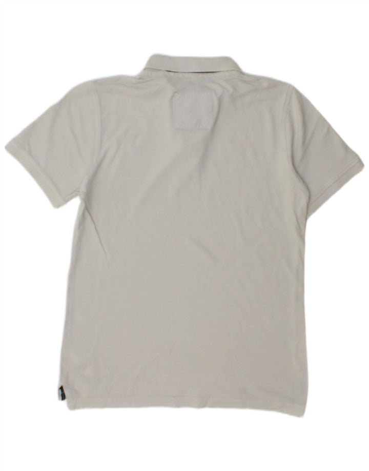 CREW CLOTHING Herren-Poloshirt, Größe S, Beige, Baumwolle