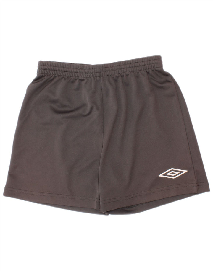 Umbro Sportshorts für Jungen, 11–12 Jahre, groß, graues Polyester