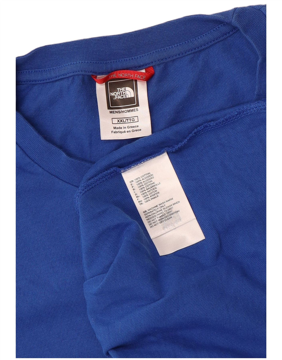 The North Face Herren Grafik-T-Shirt Top 2XL Blau Baumwolle
