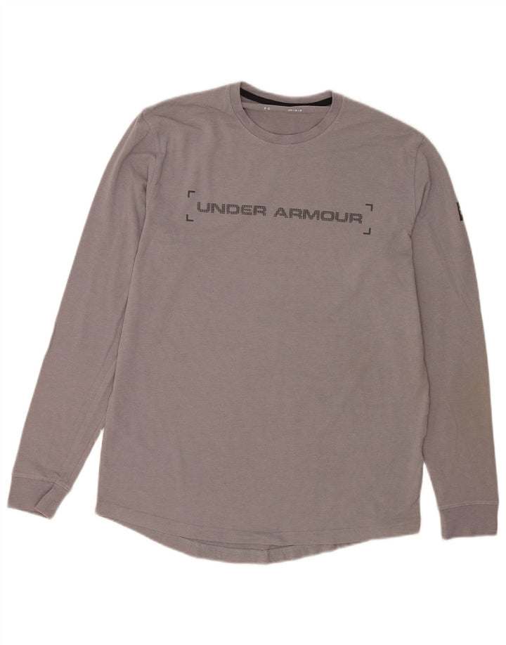 Under Armour Herren Graphic Top Langarm Mittelgrau