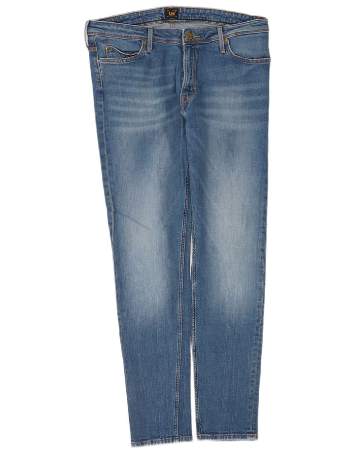Lee Herren Sallie Slim Jeans W30 L31 Blaue Baumwolle
