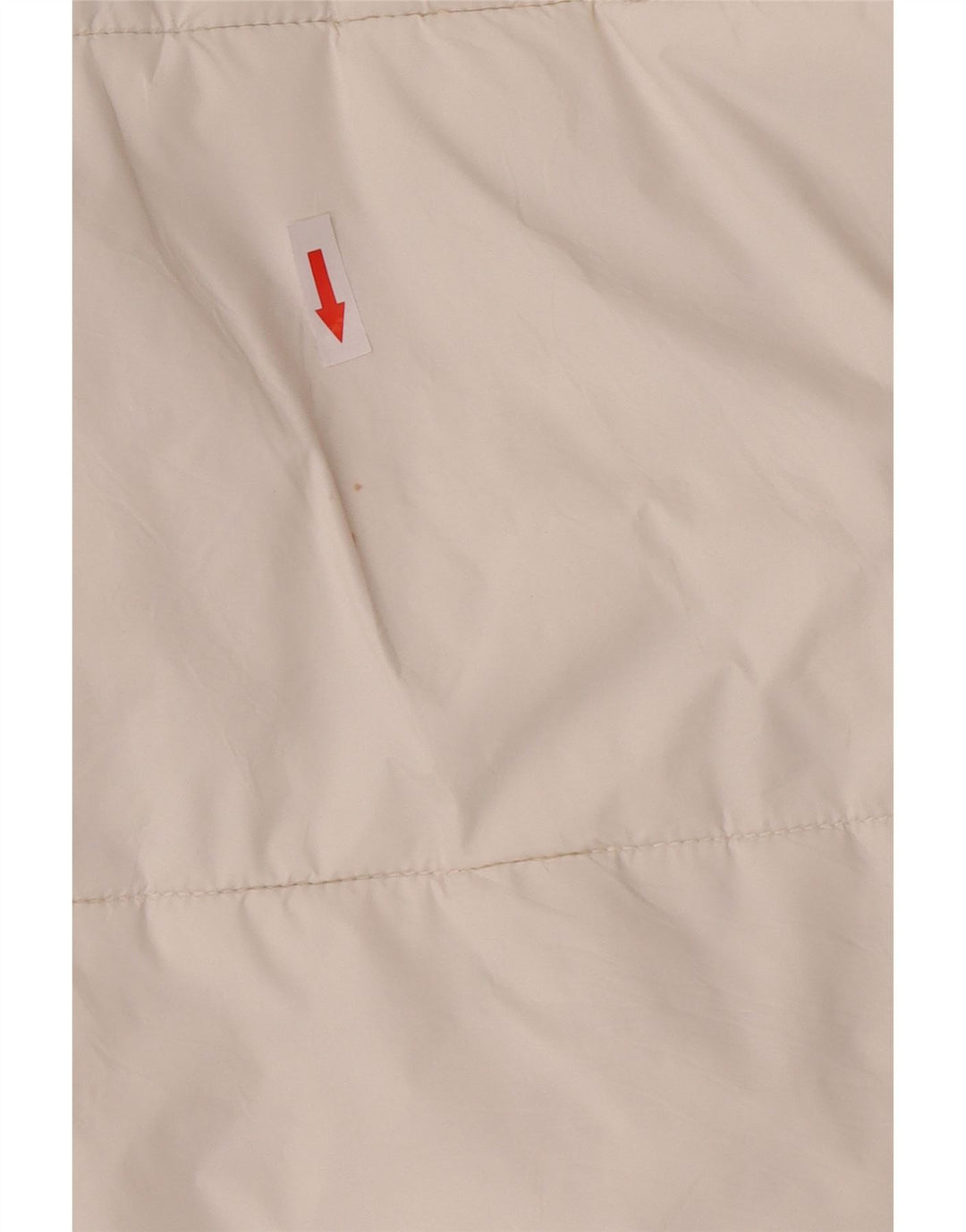 Zara Herren Loose Fit Wattierte Jacke UK 36 Small Weiß Polyester