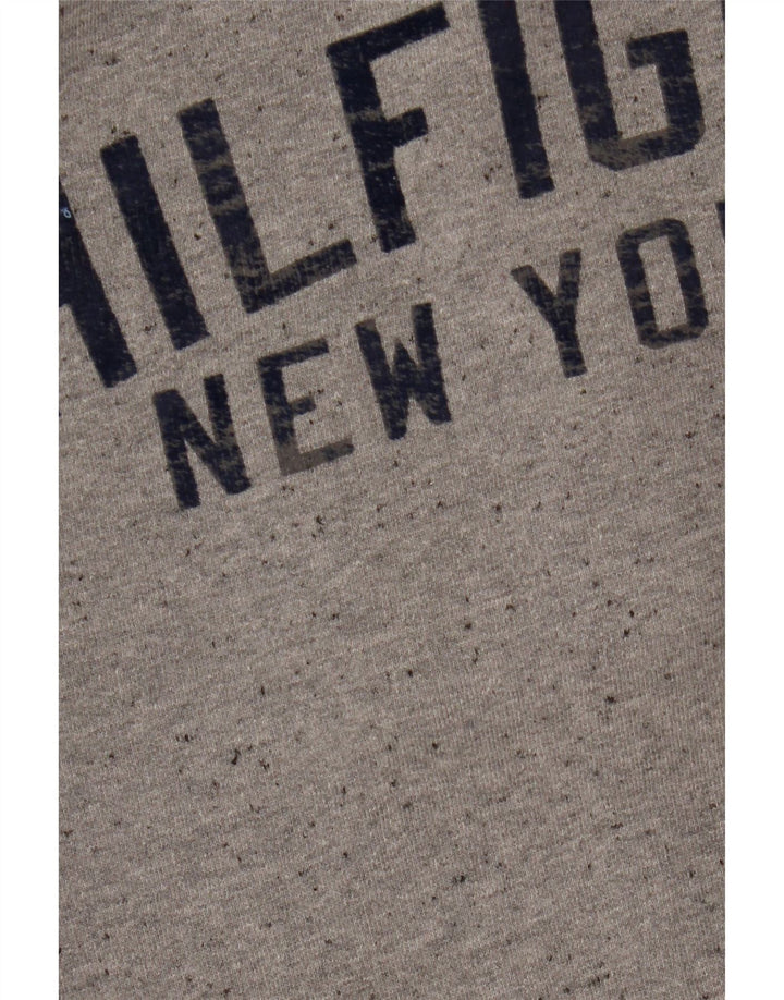 TOMMY HILFIGER Damen Vintage Fit Sweatshirt Pullover UK 16 Large Grau