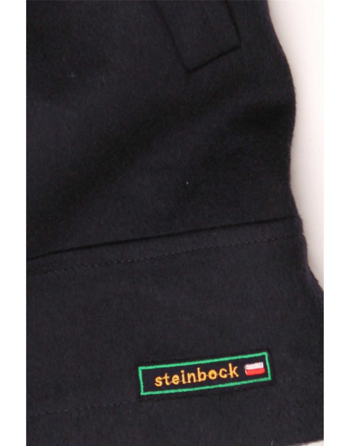 Steinbock Herrenmantel IT 52 XL Marineblaue Wolle