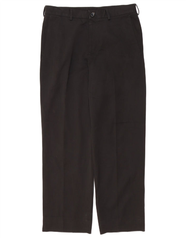 IZOD Herren gerade Chinohose W32 L29 Schwarz
