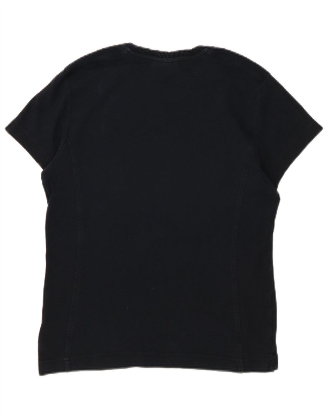 CHAMPION Damen Easy Fit T-Shirt Top UK 14 Large Marineblau