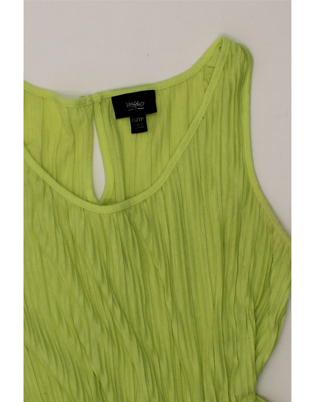 MOSSIMO Womens Sleeveless Blouse Top UK 6 XS Green Polyester Vintage Mossimo and Second-Hand Mossimo from Messina Hembry 
