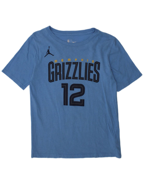NIKE Memphis Grizzlies Grafik-T-Shirt für Jungen, 10–11 Jahre, Mittelblau