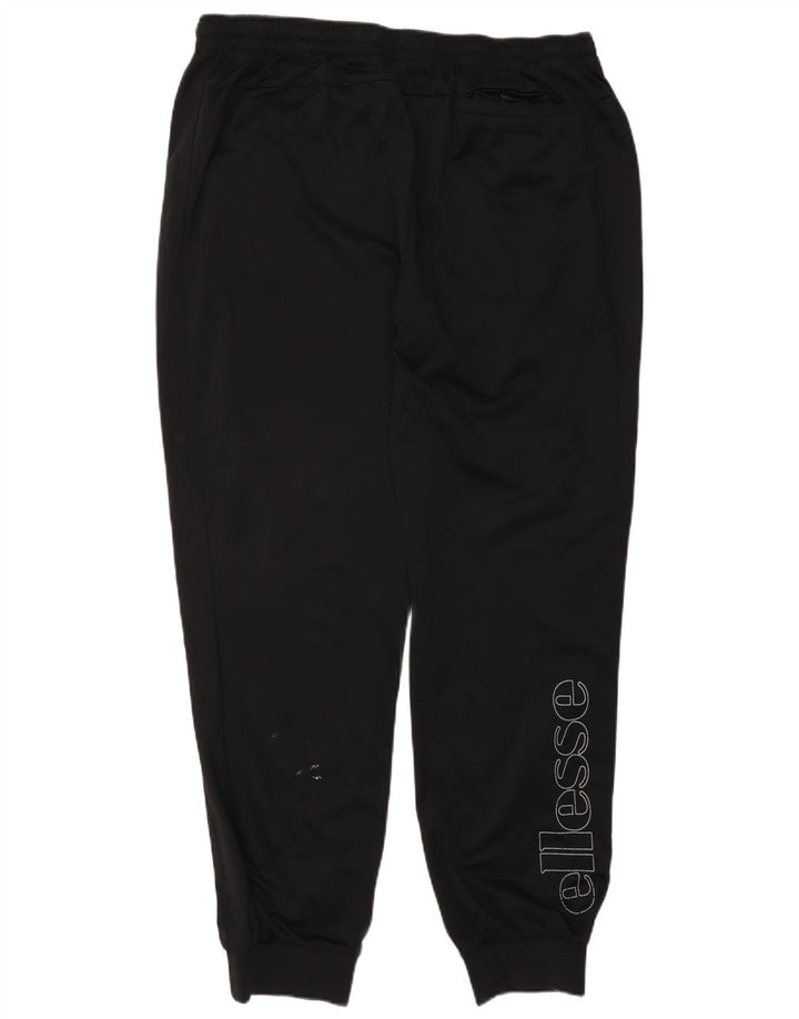 Ellesse Herren Trainingshose Jogger UK 46/48 XL Schwarz Polyester