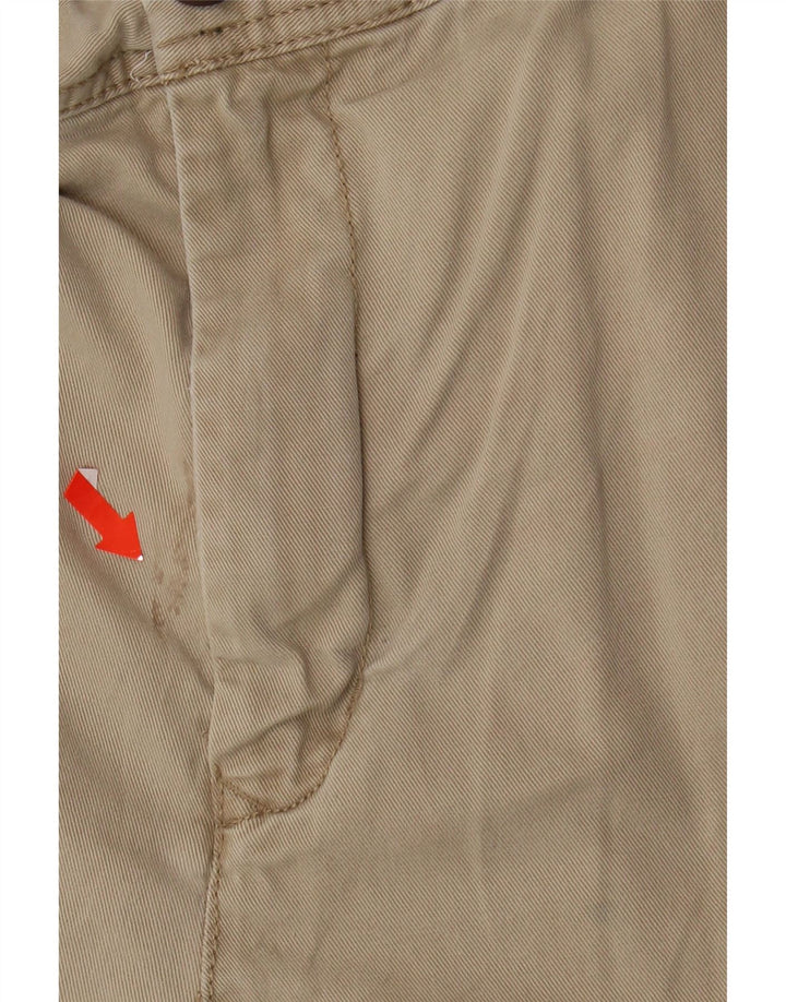 IZOD Mens Chino Shorts W38 XL Beige Cotton Vintage Izod and Second-Hand Izod from Messina Hembry 