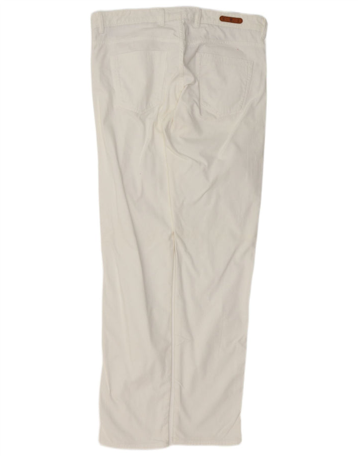 Massimo Dutti Herren Slim Fit Freizeithose EU 42 Large W32 L34 Weiß