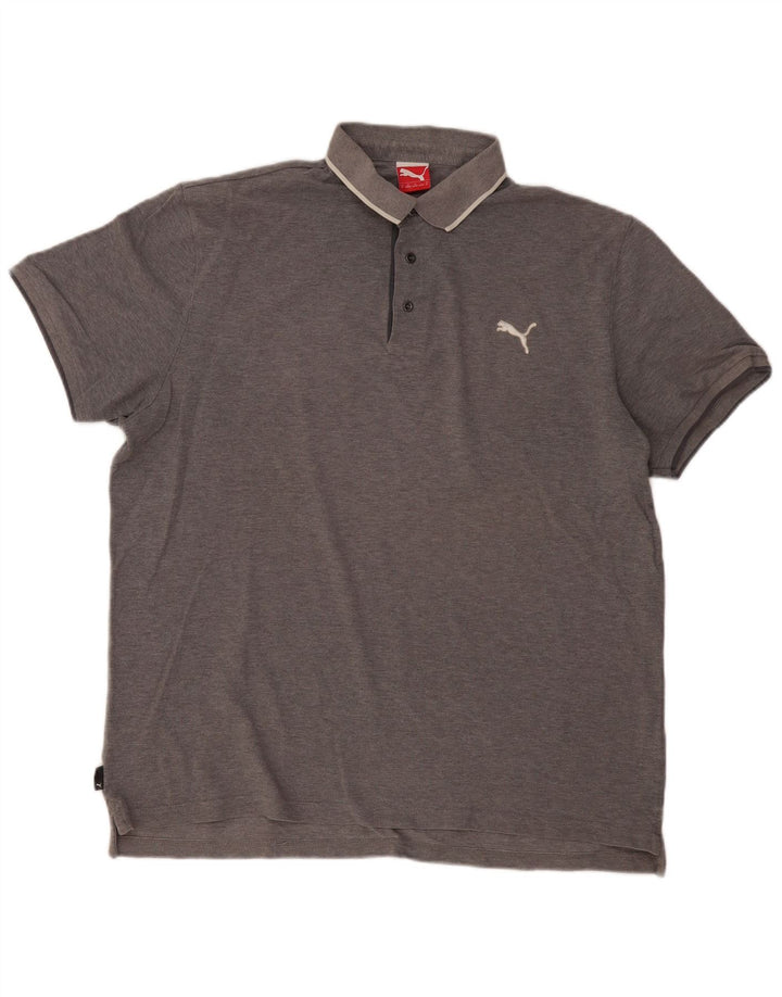 Puma Herren Poloshirt XL Grau