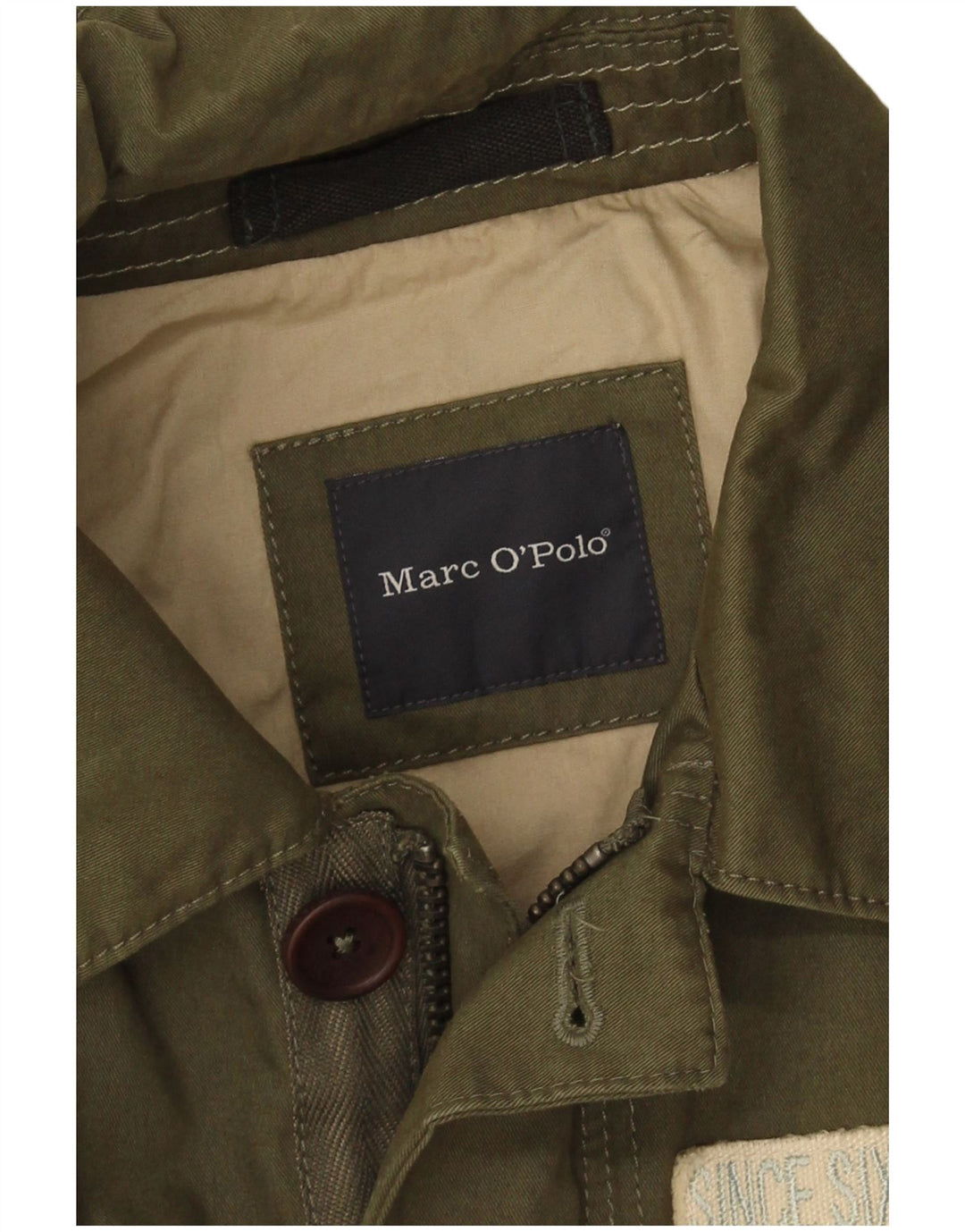 Marc O'Polo Herren Militärjacke UK 36 Small Green Army