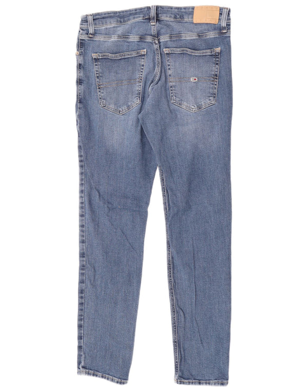 Tommy Hilfiger Herren Austin Slim Tapered Jeans W33 L34 Blaue Baumwolle