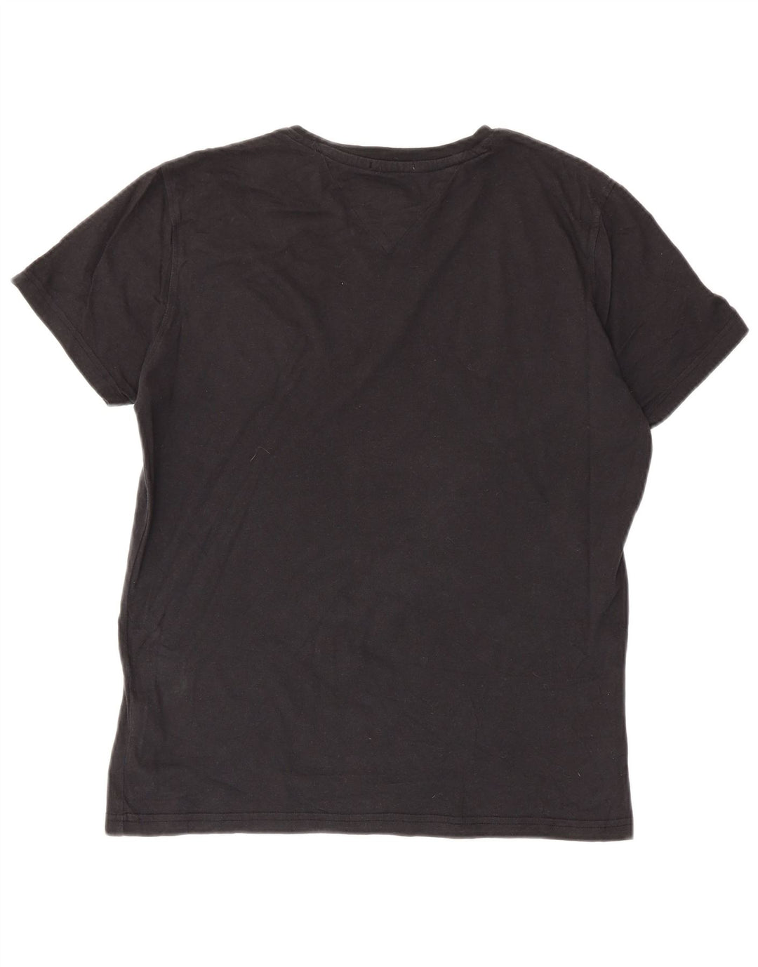 Tommy Hilfiger Herren T-Shirt Top Medium Schwarz Baumwolle