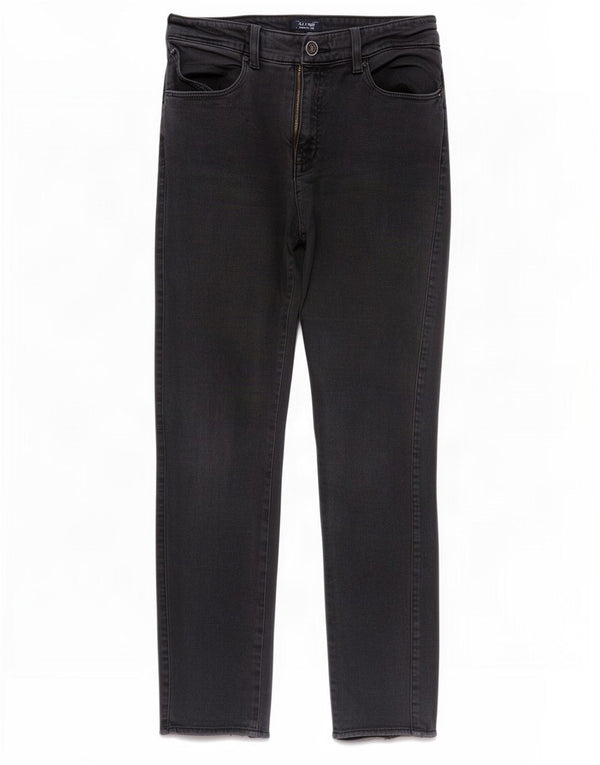 Armani Damen Slim Jeans W30 L28 Schwarze Baumwolle