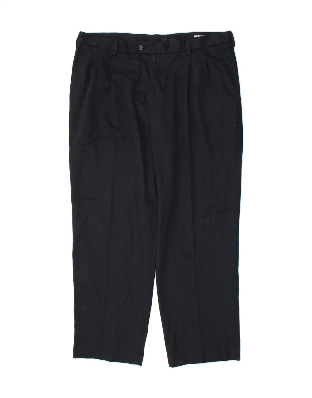 IZOD Mens Pegged Suit Trousers W40 L32 Navy Blue Polyester Vintage Izod and Second-Hand Izod from Messina Hembry 