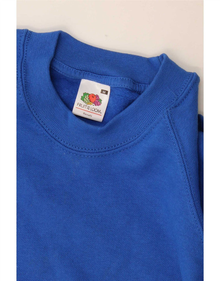 Fruit Of The Loom Herren-Sweatshirt mit normaler Passform, mittelblaue Baumwolle