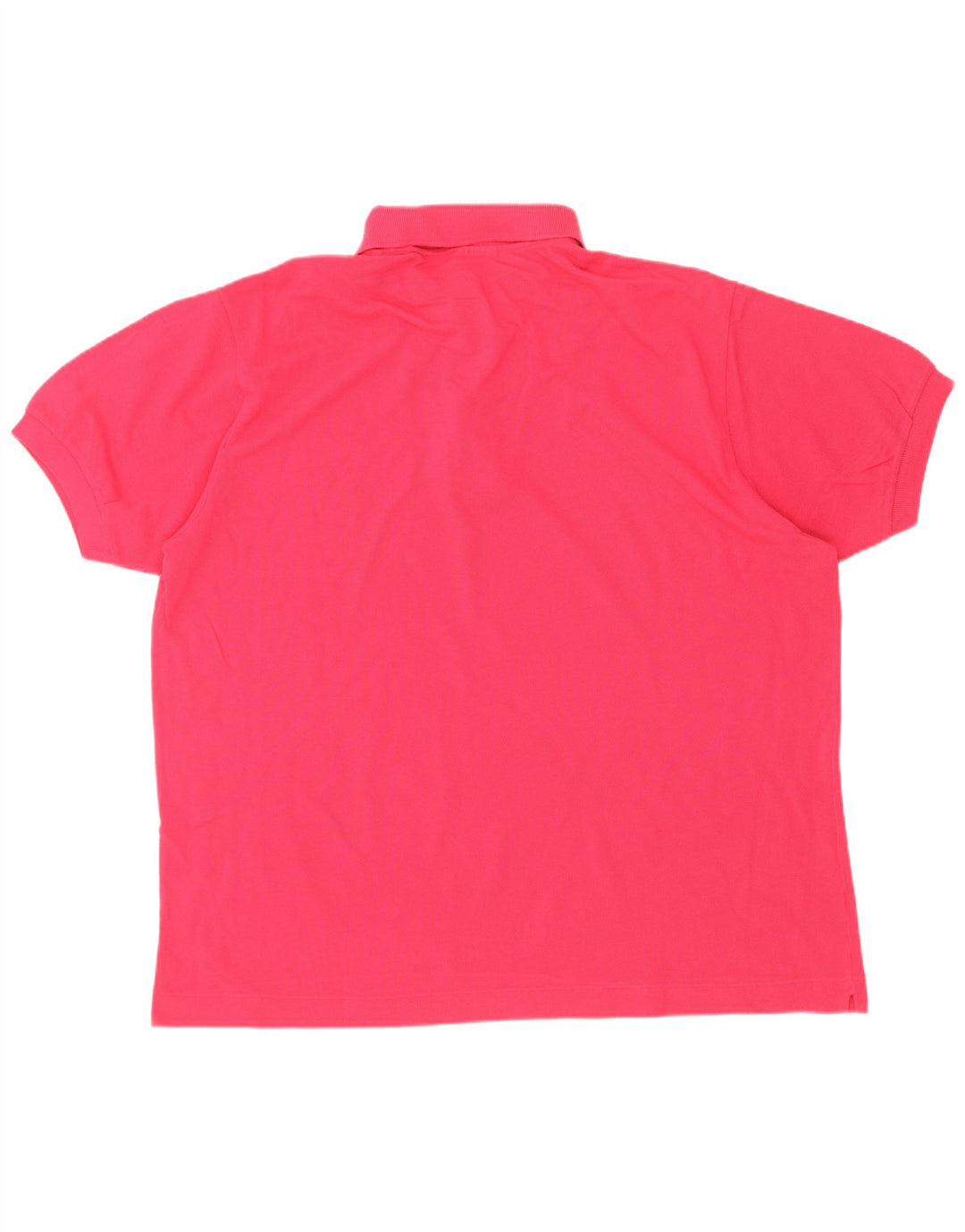 Lacoste Herren Poloshirt Größe 7 2XL Rosa Baumwolle