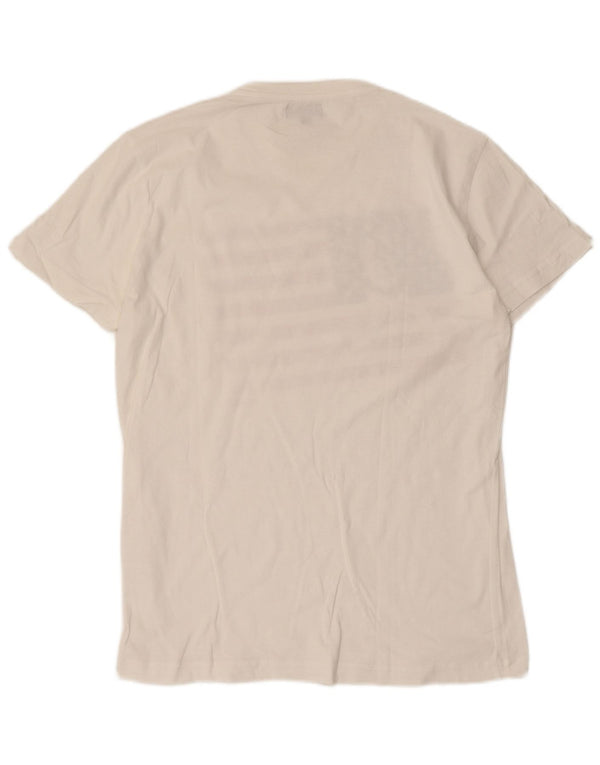 Carrera Herren Grafik-T-Shirt-Oberteil, große weiße Baumwolle