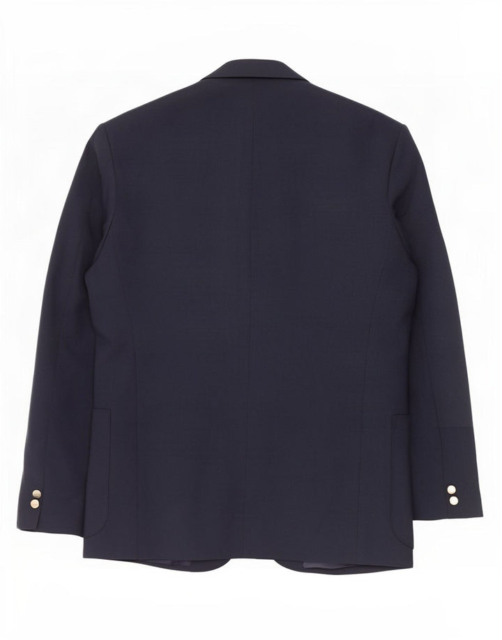 Dunn &Co Herren-Blazer mit 2 Knöpfen, UK 40, Größe L, Marineblau, Polyester