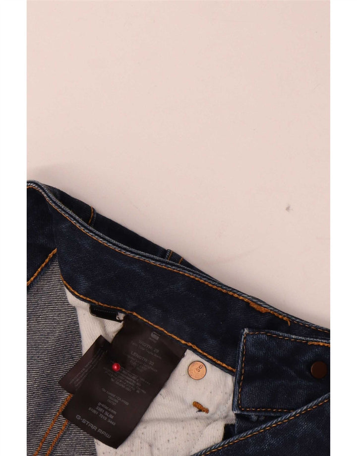 G-Star Herren Slim Jeans W29 L32 Marineblau Baumwolle