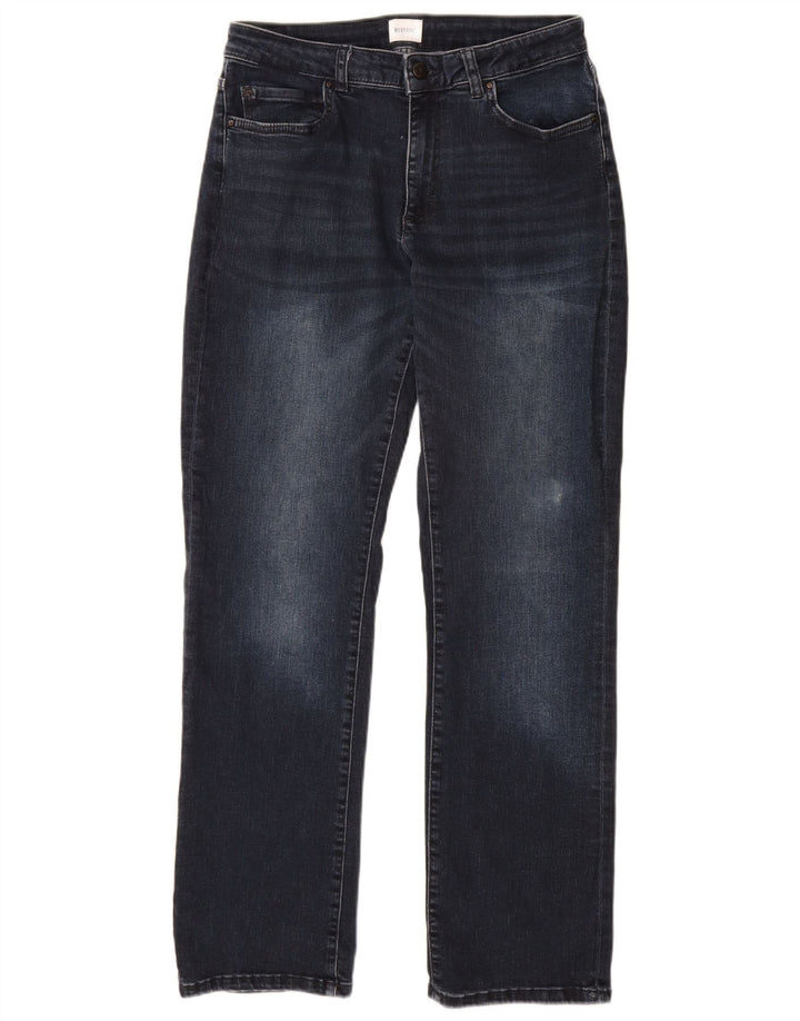 MUSTANG Damen Relaxed Fit Straight Jeans W32 L32 Marineblaue Baumwolle