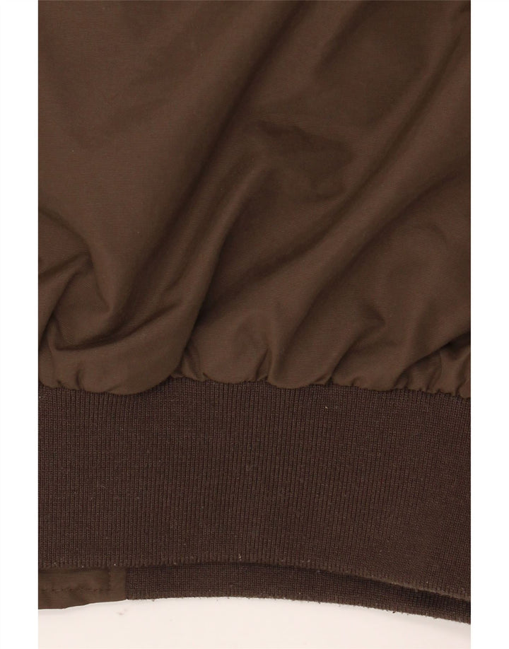 CANADIENS Herren Bomberjacke IT 50 Großes braunes Nylon