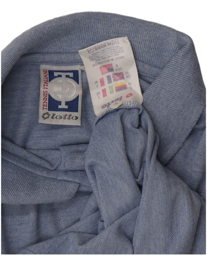 LOTTO Damen Crop ärmellose Hemdbluse UK 10 Small Blau Polyester