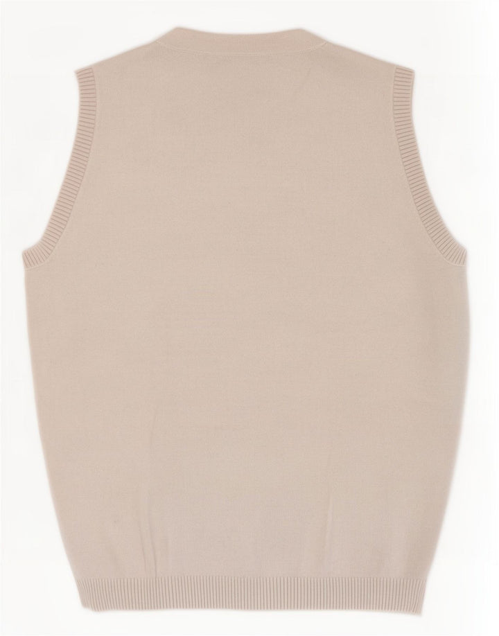 Zara Damen Weste Top UK 8 Small Weiß