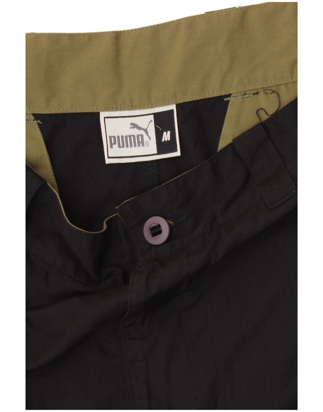 Puma Herren-Cargohose mit lockerer Passform, Größe M, W32, L31, Schwarz