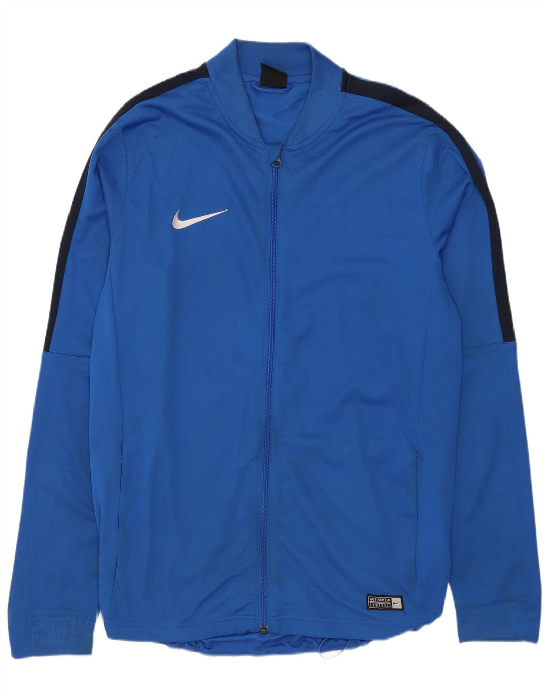 NIKE Herren Dri Fit Trainingsanzug-Oberjacke, großes, blaues Farbblock-Polyester