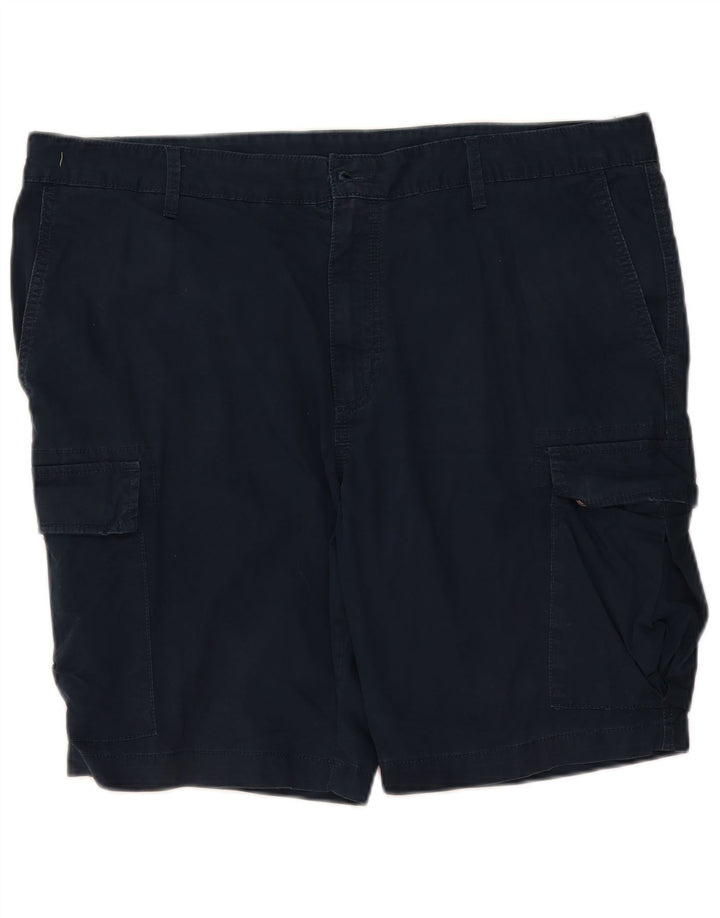 MARKS & SPENCER Herren Cargoshorts W40 XL Marineblau Baumwolle