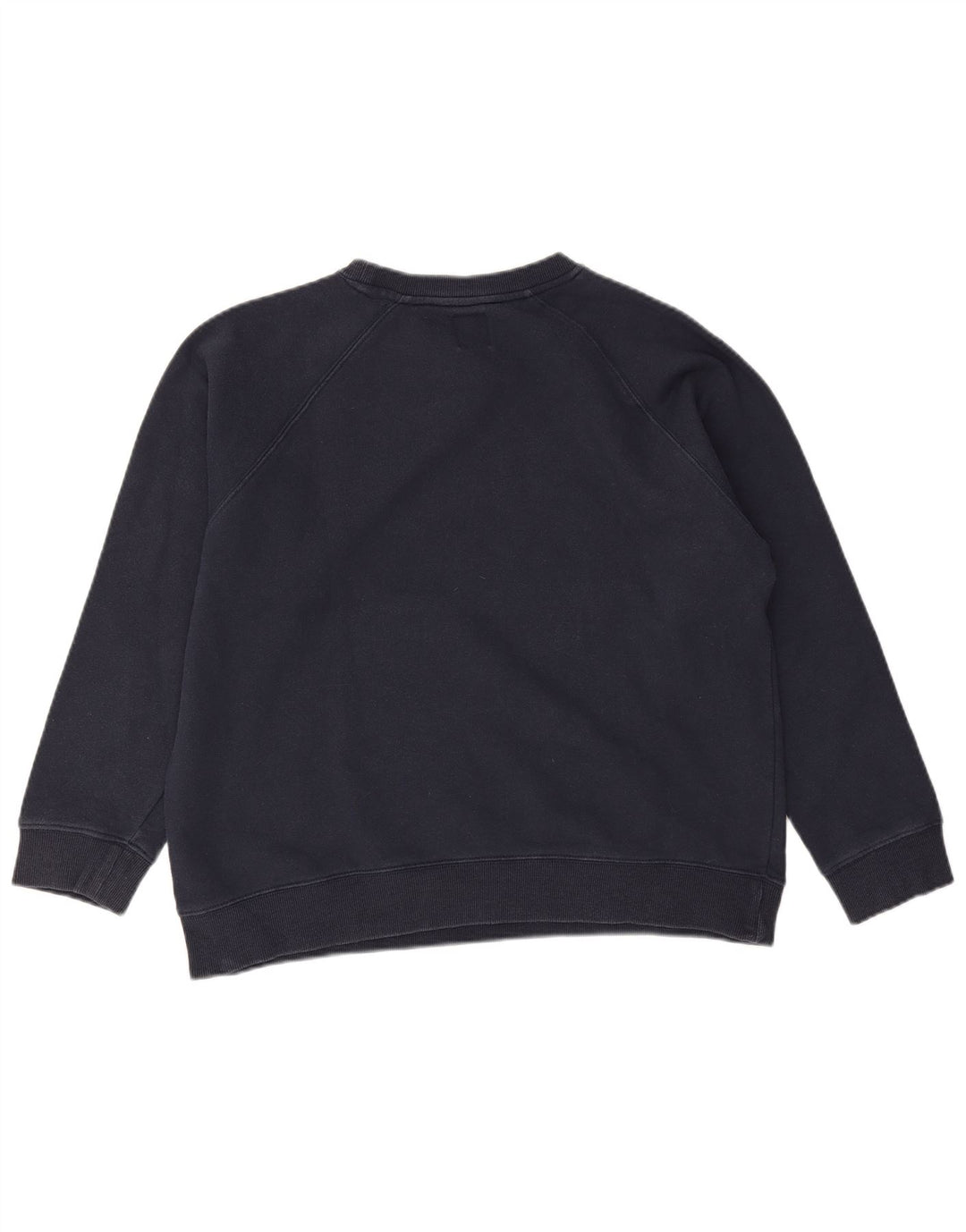 Fila Damen Sweatshirt Pullover UK 16 Large Marineblau Baumwolle