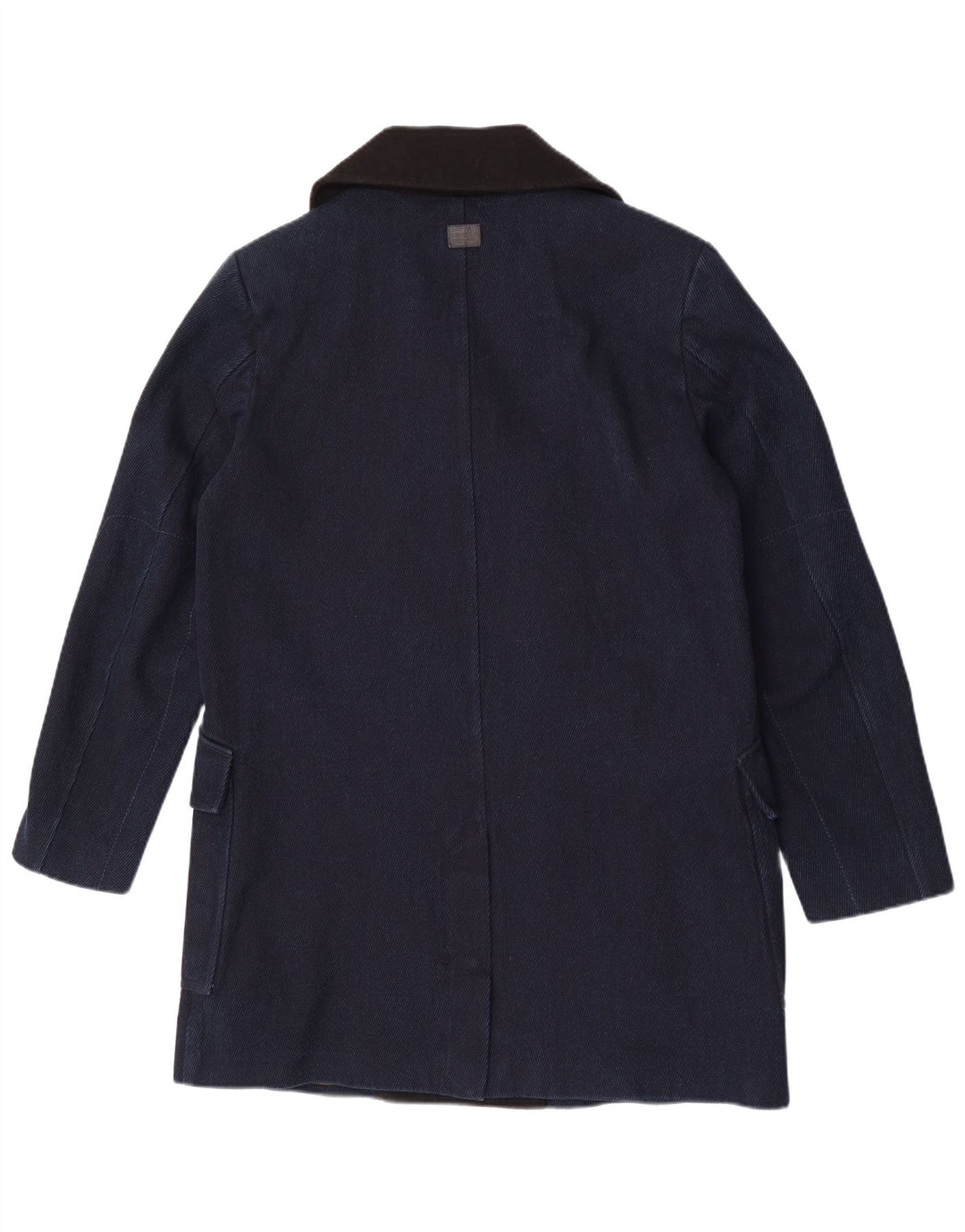 G-Star Herren Pea Coat Größe 40 Große marineblaue Baumwolle