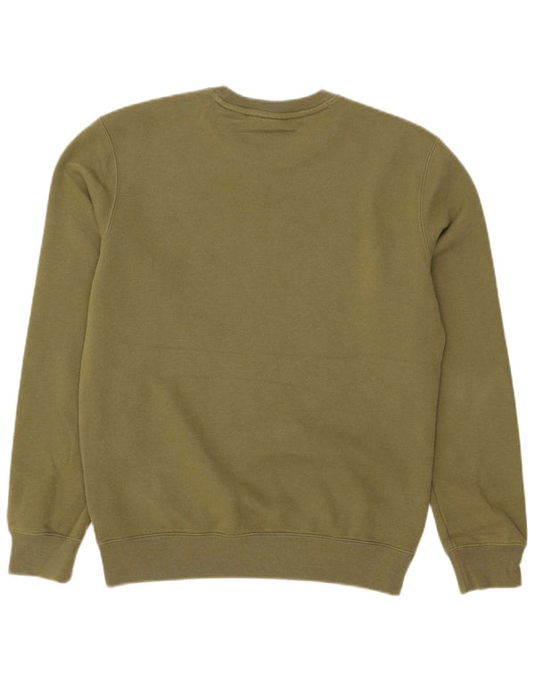 Champion Herren Sweatshirt Pullover Small Khaki Baumwolle