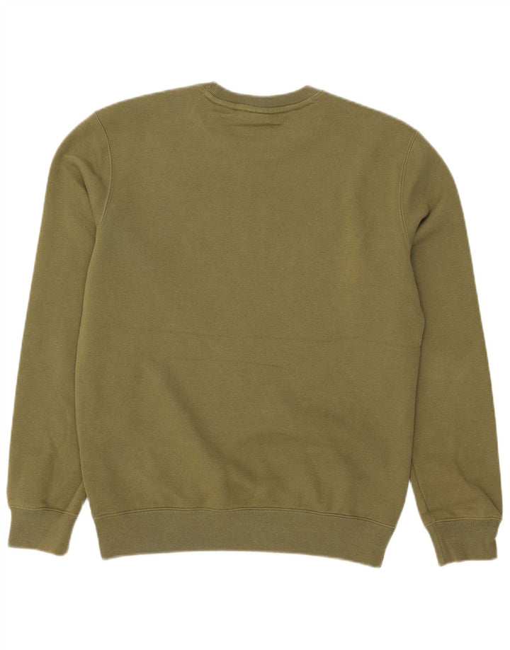 Champion Herren Sweatshirt Pullover Small Khaki Baumwolle
