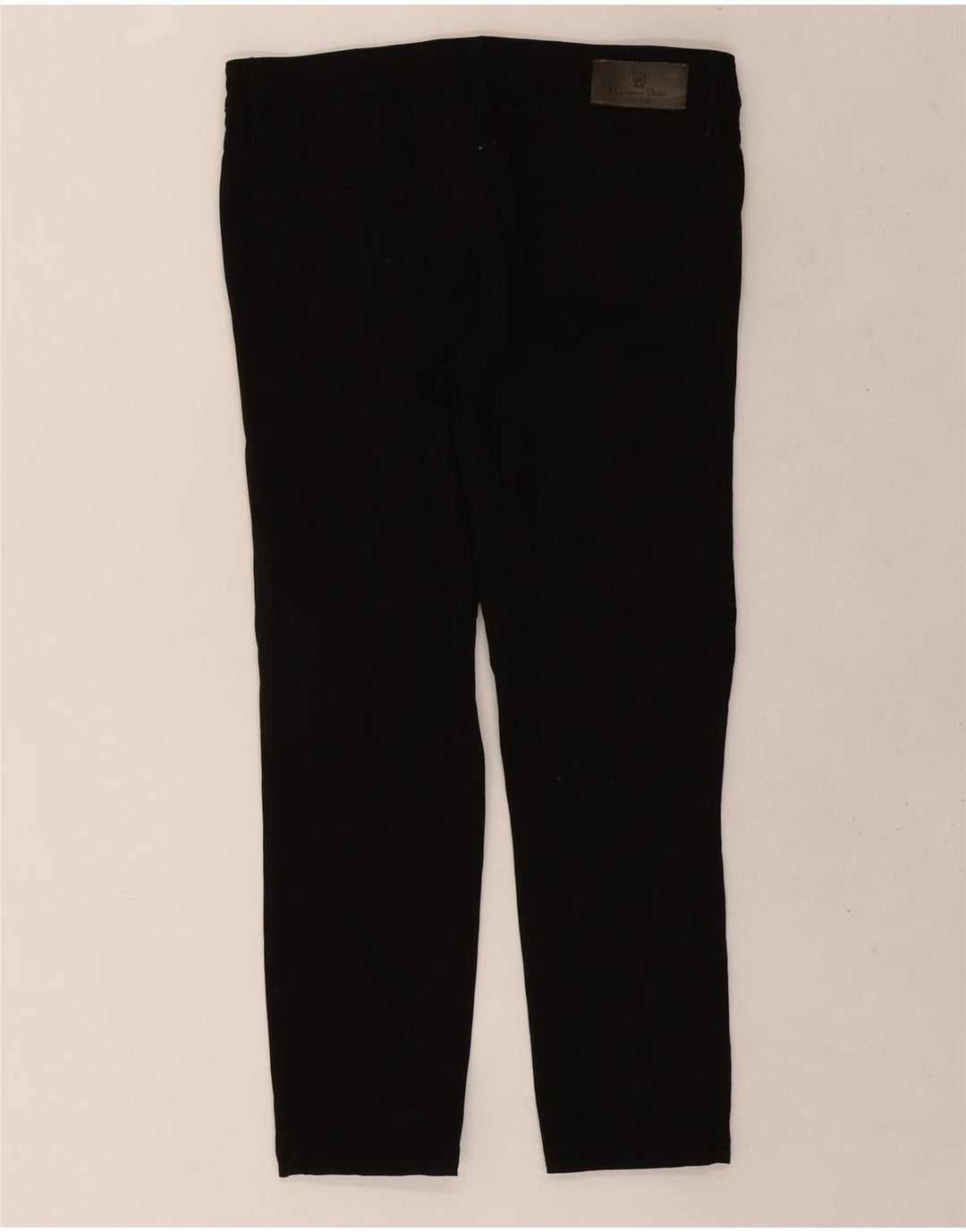 Massimo Dutti Damen Crop Slim Jeans W32 L25 Schwarz