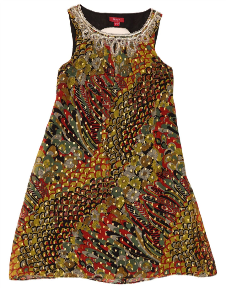 Ärmelloses A-Linien-Kleid für Damen von Monsoon, Größe S, mehrfarbig, Seide
