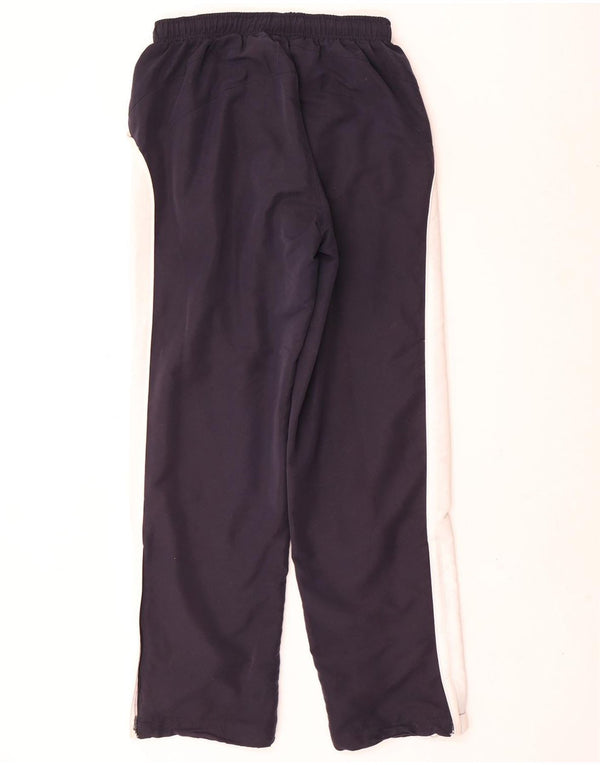 Lotto Mens Tracksuit Trousers Medium Navy Blue Colourblock Polyester