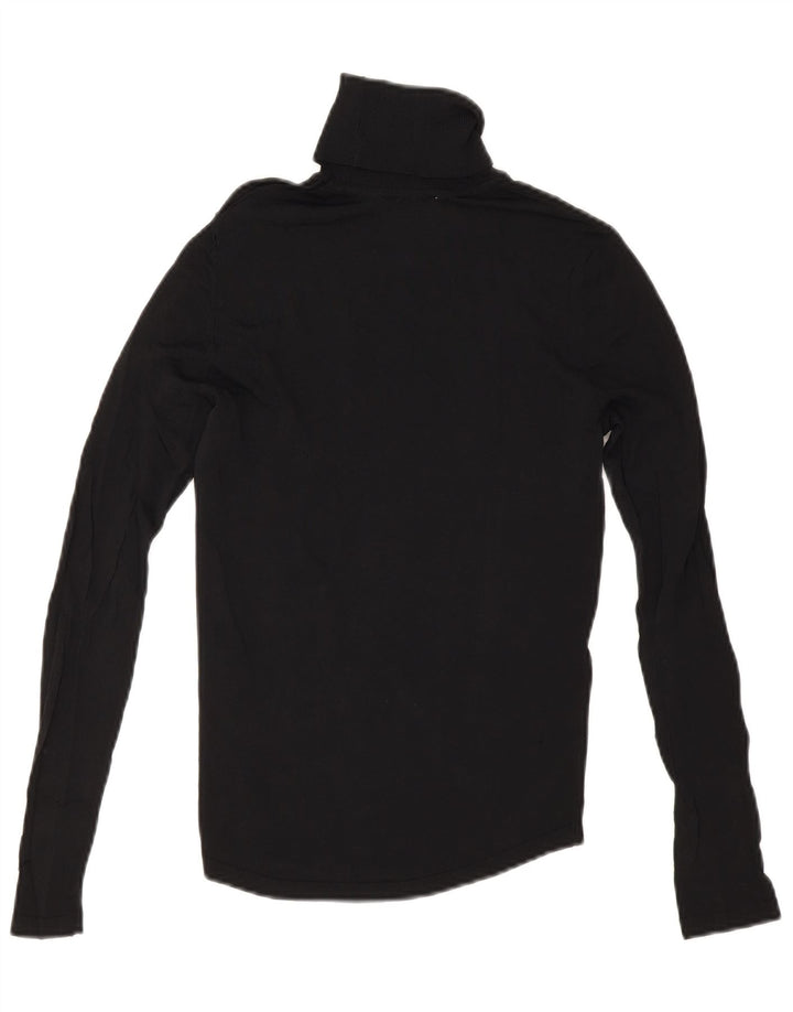 Zara Damen-Pullover mit Rollkragen, Gr. 10, Größe S, Schwarz, Viskose