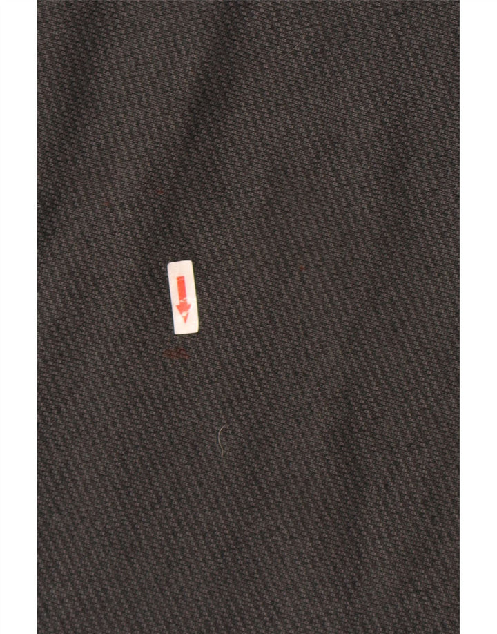 Rohan Herren-Sweatshirt mit Knopfkragen, mittelgraues Polyester