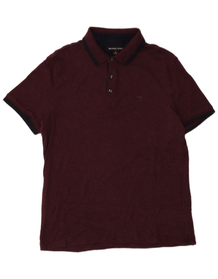 MICHAEL KORS Herren Poloshirt Medium Burgund Baumwolle