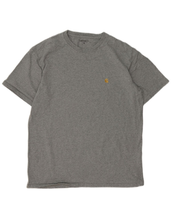 Carhartt Herren T-Shirt Top XL Grau Baumwolle