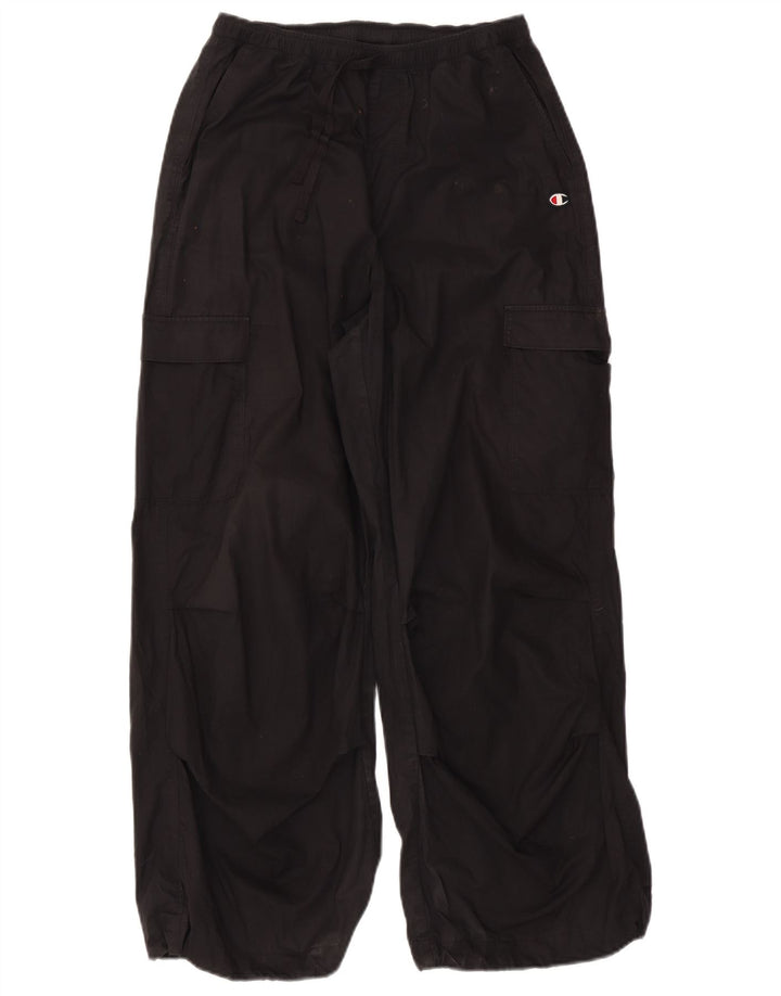 Champion Damen-Cargohose mit lockerer Passform, XS, W25, L27, Schwarz