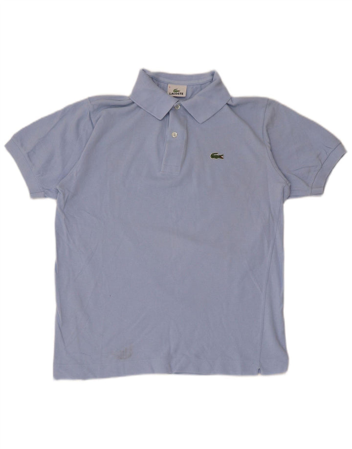Lacoste Herren-Poloshirt, Größe 3, klein, blaue Baumwolle